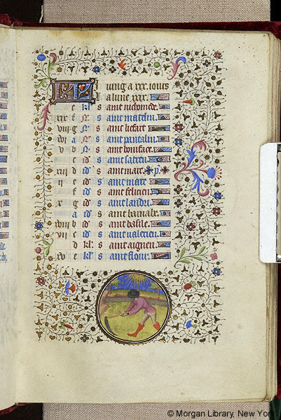A manuscript page with text and an ornamental border.